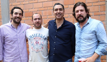  Alejandro Granados, Enrique Puga, Jorge Cortés y Diego Rodriguez.