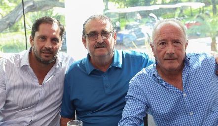  Jorge Morales, Memo Borbolla y Javier Meade.