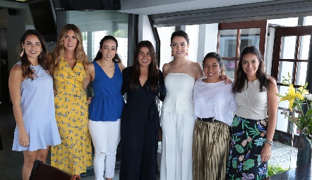  Marcela Díaz Infante, Martha de la Rosa, Samantha Corpi, Andrea Martínez, Gaby Díaz Infante, Mimí Franco y Ana Rodríguez.