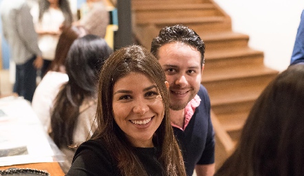 Andrea y Jaime Peralta.