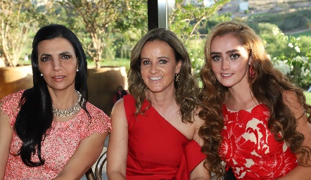  Mely Mahbub, Romina Madrazo y Diana Favela.