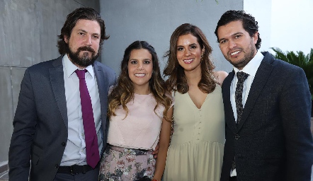  Diego Rodríguez, María José Barragán, Valeria Flores y José Ramón Barragán.