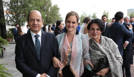 Elías Abud, Rocío Gómez y Cecilia Jiménez.