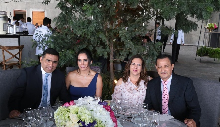  Javier Hernández, Alma Rosa Méndez, Claudia Revuelta y Alejandro Díaz de León.