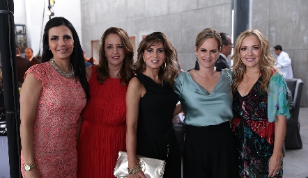  Mely Mahbub, Montse Fonte de Anaya, Olivia de Abud, Rocío Gómez y Claudia del Pozo.