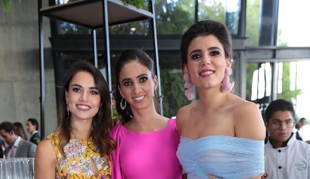  Marce Díaz Infante, Melissa Andrés y Sofía Cavazos.