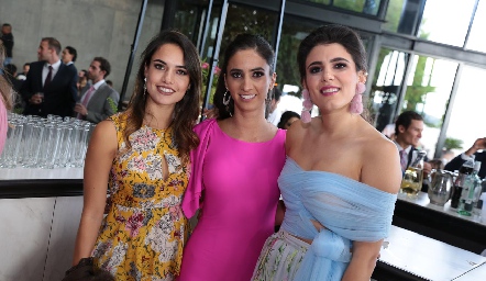  Marce Díaz Infante, Melissa Andrés y Sofía Cavazos.