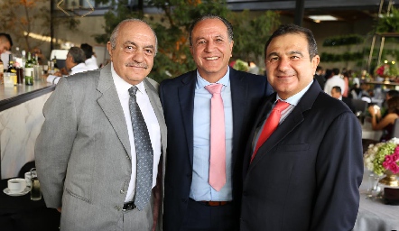  Juan Sarquis, Mario Dahda y Antonio Musa.