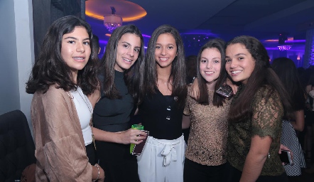  Renata, Camila, Sara, Ana y Sofía.