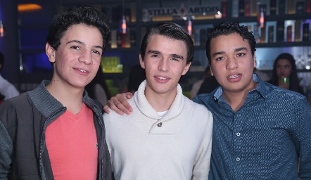  José Ramón Gómez, Eduardo Siller y Manuel Flores.