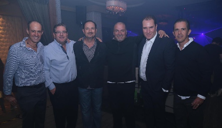  Gildo Gutiérrez, Jacobo Payán, Manuel Toledo, Juan Gárate, Luis Nava y Eduardo Espinosa.