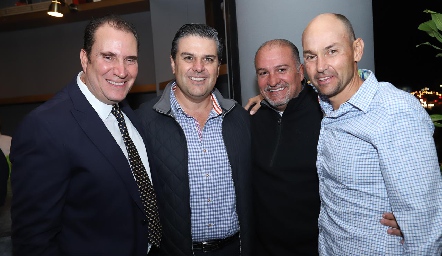 Luis Nava, Salomón Dip, Juan Gárate y José Antonio González.