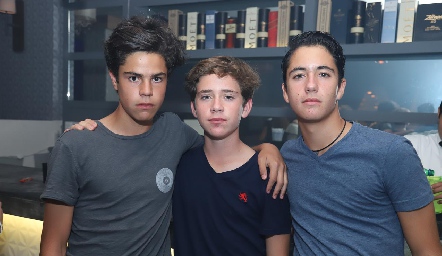  Fran Leos, Jacobo Payán y Roberto Silva.