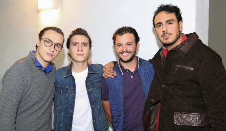  Daniel Abella, David Palau, Daniel Medina y Eduardo López.