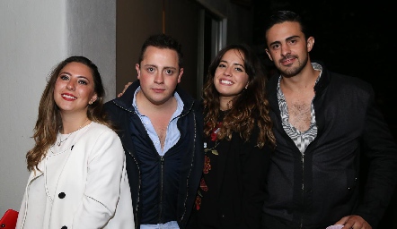  Ale Arellano, Víctor Favela, Ale Salinas y Walter Stahl.