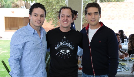  Agustín Castillo, Santiago Aguillón y Alejandro HA.