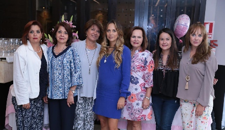  Las organizadoras, Liz Martínez, Lourdes Martínez, Mary Carmen y Synthia González, Nena Dávila,  Patricia y Beatriz González.