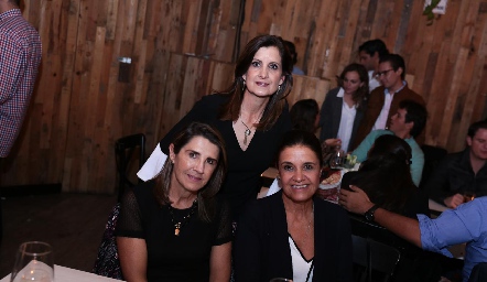  Maite Yamín, Maite Buistindui y Maribel Martínez.