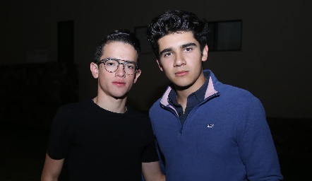  Emiliano Díaz de León y Frank Rojas.