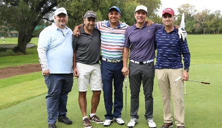  Patricio Mendizábal, Eduardo Nieto, Roberto Alcalde, Federico Alcalde y Ricardo Balbontín.