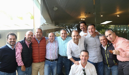  Eduardo Gómez, Ricardo Meade, Chino González, Gerardo Valle, Lalo Nieto, Dagoberto Castillo, Federico Alcalde, Jorge Gómez, Ricardo Balbontín y Jorge Mendizábal.