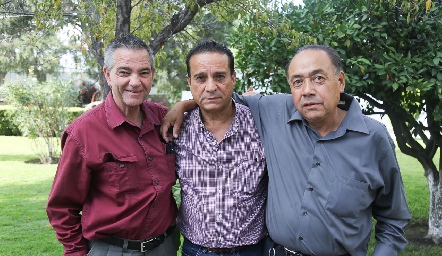  Salvador Maza, José Cordero y Oscar González.