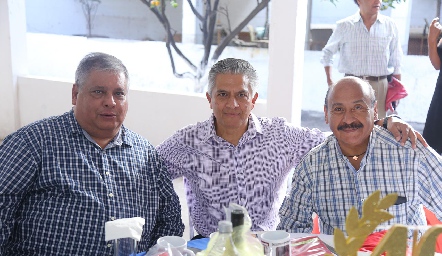  Luciano Martínez, Marco Salazar y Marco Montejano.
