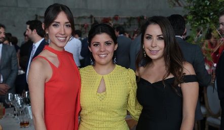  Karen Romero, Mariana Velasco y Caro Gutiérrez.