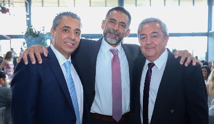  Fernando Arriaga, Juan Alberto Bermejo y Antonio Domínguez.