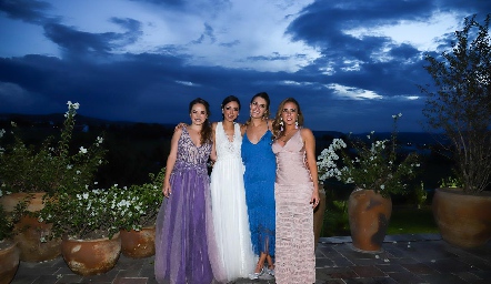  Ali Díaz Infante, Fernanda Arriaga, Paulet Lozano y Mari Susy Ciuffardi.