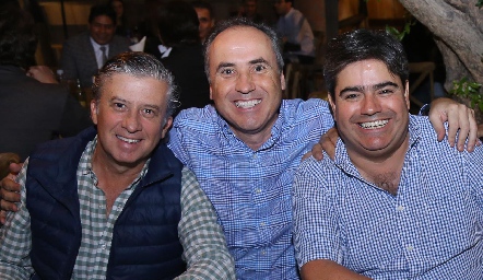  Jorge Gómez, Alejandro Navarro y Paco Leos.