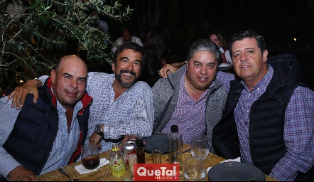  Jaime Ascanio, Gerardo Galván, Gerardo Córdova y Carlos Malo.