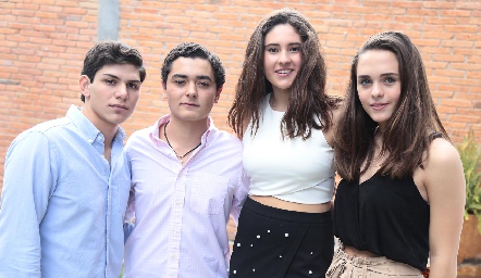 Rodrigo Rubio, Armando Villasuso, Regina Armendáriz y Emilia Meade.