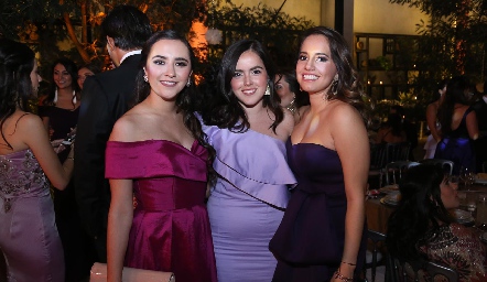  Mariela Gómez, Valentina Díaz y Ale Salinas.