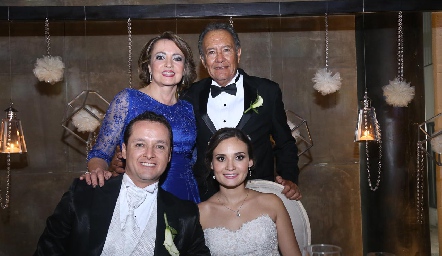  Marilú González, Manuel Paredes, Manuel Paredes y Pau Tello.