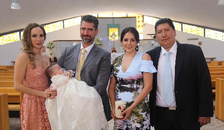 Lila Medina, Juan Manuel Güemes, René, Pupi Torrescano y René Díaz.