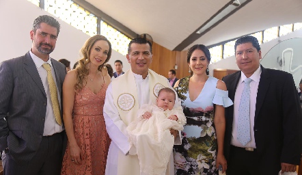  Juan Manuel Güemes, Lila Medina, Padre Rubén Pérez, René, Pupi Torrescano y René Díaz.