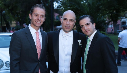  Josh Torres, Germán Sotomayor y Fernando Lárraga.