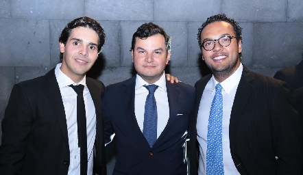  Mauricio Tobías, Raúl Torres y Javier Campos.