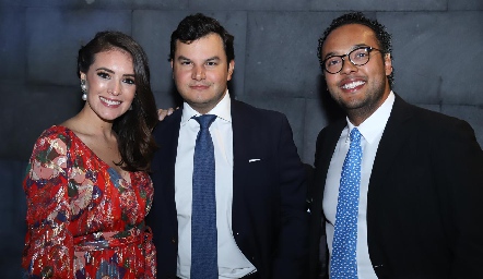  María Cecilia Herrera, Raúl Torres y Javier Campos.
