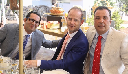  Fernando Rojo, José Eduardo Coulon y David Lozano.