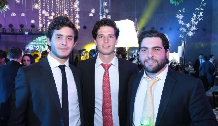  Julián Abud, Diego Jourdain y Antonio Esper.
