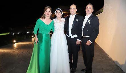  Mónica Leal, Mónica Medlich, Germán Sotomayor y Pepe Medlich.