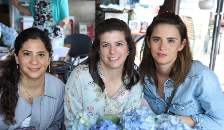  Daniela Alfaro, Fernanda Muñiz y Fernanda Zárate.