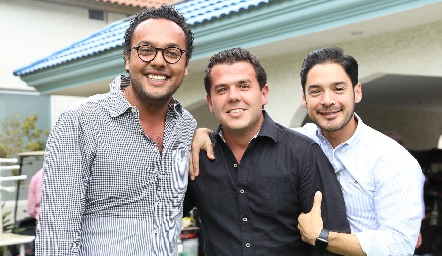  Javier Campos, Jorge Torres y Miguel Torres.