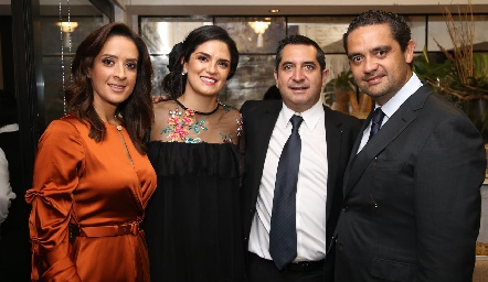  Lorena Padilla, Daniela Gutiérrez, Jesús Conde y Gustavo Gutiérrez.