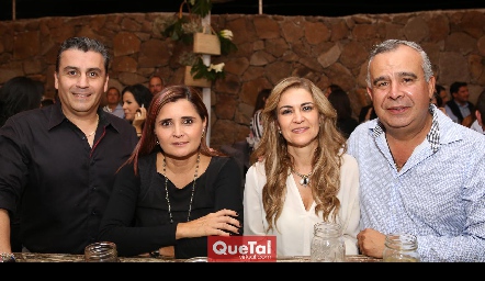  Samuel Tacea, Elsa Félix, Margarita Sarquis y Carlos Fonseca.
