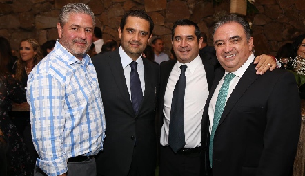  Oscar Vera, Gustavo Gutiérrez, Jesús Conde y Gerardo Gutiérrez.
