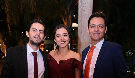  Carlos Coello, Nadia González y Humberto González.