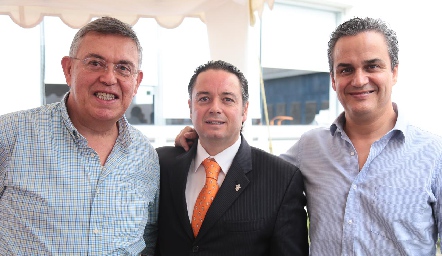  Carlos Ordoñez, Modesto Sánchez y Alfredo Noyola.
